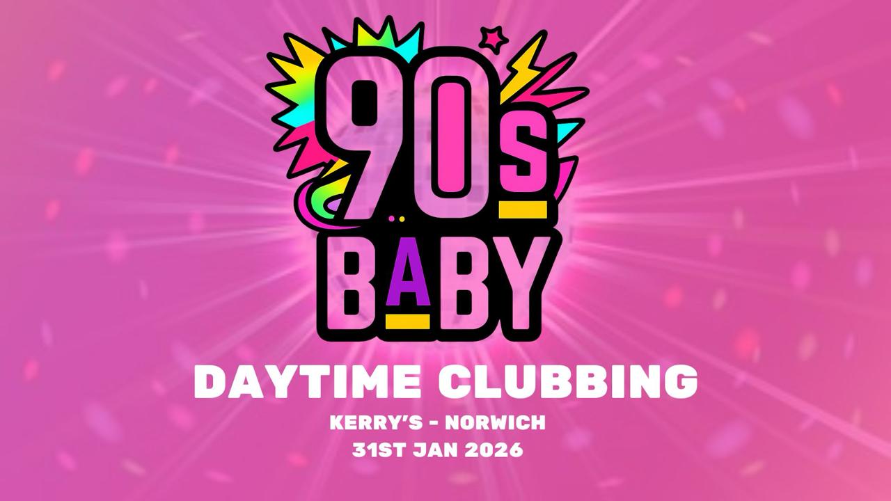 90s Baby Daytime Clubbing - With The Over 30s Club