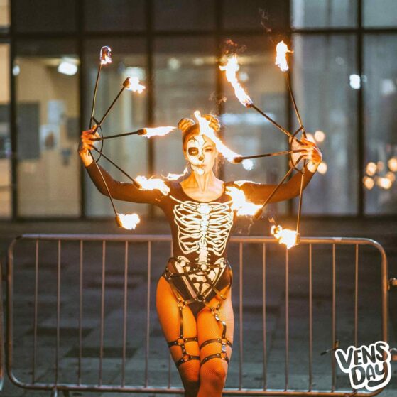 The Over 30s Club - Performers - Fire - Daytime Clubbing